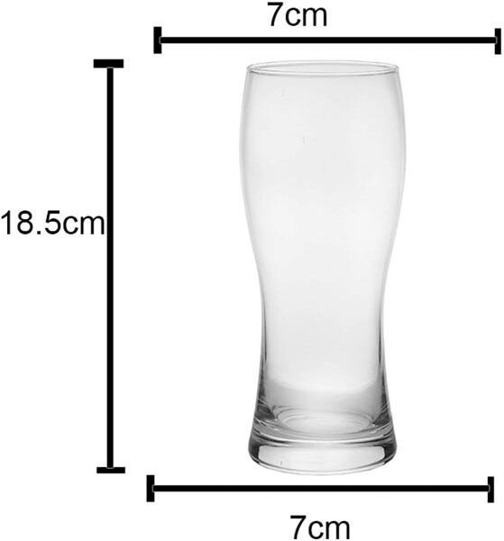 Conjunto 2 Copos Vidro Sodo-Calcico P/Cerveja 500Ml - 2