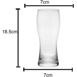 Conjunto 2 Copos Vidro Sodo-Calcico P/Cerveja 500Ml - 2