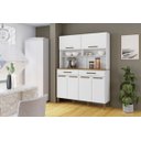 Ver imagem 3 de Kit Cozinha Itália 6 Portas e 2 Gavetas Arte Móveis:branco
