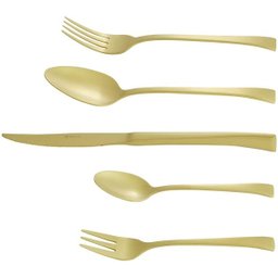 FAQUEIRO 30PC ACO INOX BERNA CHAMPANHE FOSCO - 1 FAQUEIRO 30PC ACO INOX BERNA CHAMPANHE FOSCO - 1