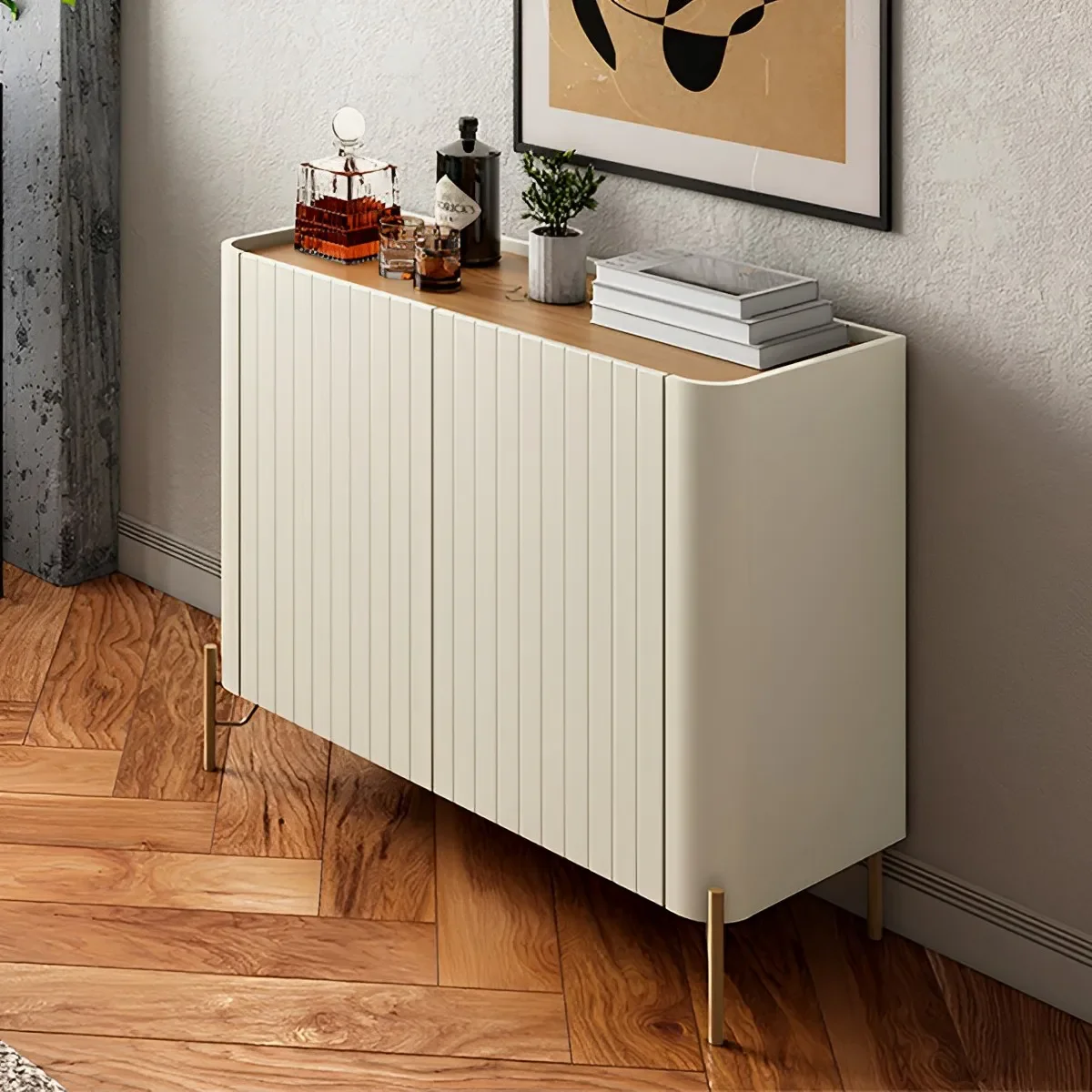 Buffet MDF com Porta Brise L98,5 X A81,5cm
