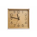 Ver imagem 2 de Relógio de Parede Estilo Madeira Quadrado 28,5 Cm