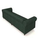 Ver imagem 7 de Sofá Living Sala de Estar Stanford Chesterfield 3 Lugares 240cm Pés de Madeira Couro Verde G58 - Gra