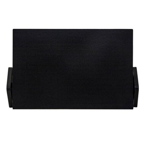 Suporte para Pés Reliza Ergonomico e Emborrachado Preto
