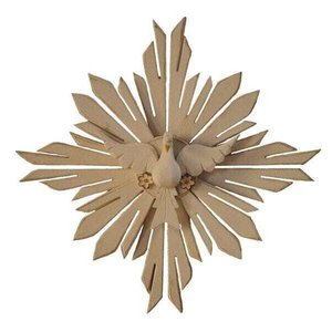 Divino Espírito Santo Artminas Artesanatos Rustico Artesanal Madeira Resplendor Branco