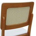 Ver imagem 3 de Conjunto de Mesa Madri 6 Lugares Tampo em MDF Vidro 150cm