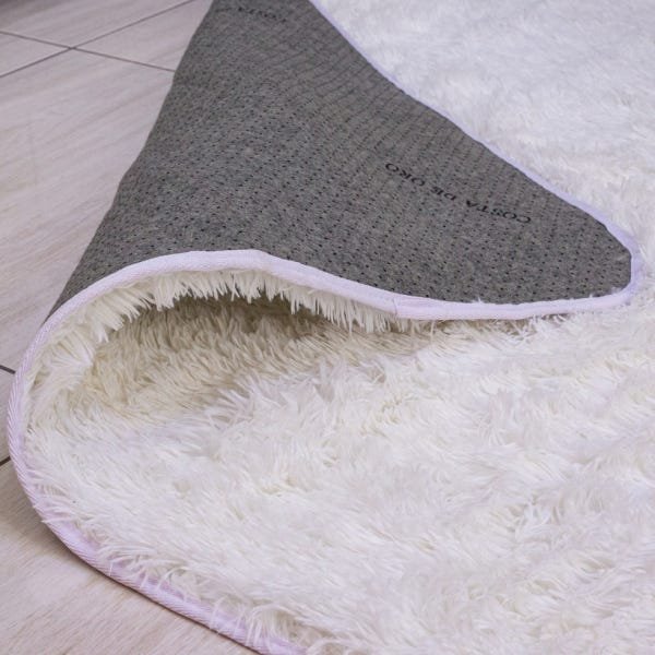 Tapete Peludo 2,00 x 140 Cor: Branco - 2