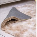 Ver imagem 2 de Tapete Sala e Quarto Peludo Felpudo 2,00 x 1,40 - Bege Mesclado