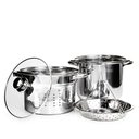 Ver imagem 1 de Espagueteira Vapore Inox 5 L 4 Peças Gourmet Mix