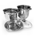 Ver imagem 3 de Espagueteira Vapore Inox 5 L 4 Peças Gourmet Mix