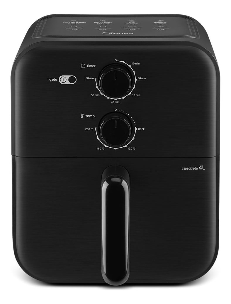 Fritadeira Air Fryer Midea Blackstone Maf4001 Preta 110v