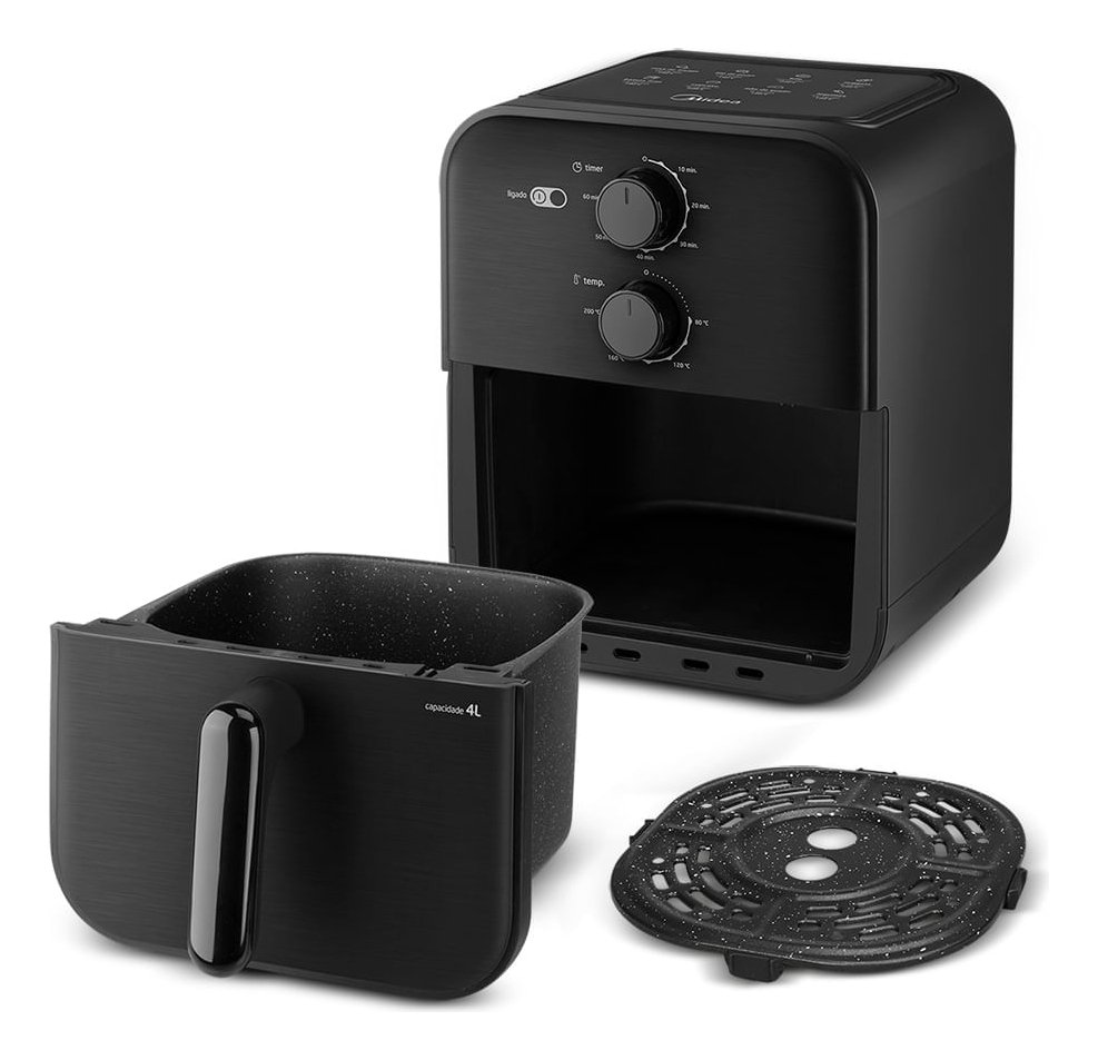 Fritadeira Air Fryer Midea Blackstone Maf4001 Preta 110v - 5