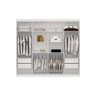 Guarda Roupa Casal 8 Portas e 4 Gavetas Master Vip 8.4 Castanha/off White - Santos Andirá - 7