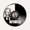 Relógio Parede Nelson Mandela Político Vinil Lp Decoração - 1