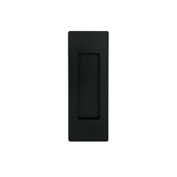 Puxador Concha de Embutir para Porta Inox Preto Fosco15cm - 1