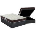 Ver imagem 1 de Cama Box Baú Casal: Colchão Espuma D33 Probel ProDormir Advanced + Base CRC Suede Gray(138x188)