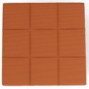 Ver imagem 6 de Puff Decorativo para Sala de Estar Quadrado Milano 90x90cm W01 Tecido Terracota - Lyam Decor