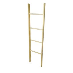Escada Decorativa 160x40x6 em Madeira de Pinus - Natural - 2