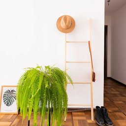 Escada Decorativa 160x40x6 em Madeira de Pinus - Natural - 3