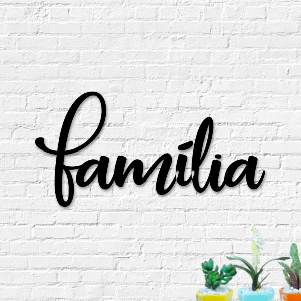 Palavra de Parede Família - 1