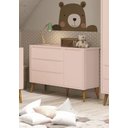 Ver imagem 2 de Cômoda Sapateira Théo New Rosa Fosco com Madeira - MoveisAqui
