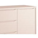 Ver imagem 4 de Cômoda Sapateira Théo New Rosa Fosco com Madeira - MoveisAqui