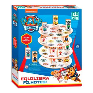 Jogo de Equilíbrio - Equilibra Filhotes - Paw Patrol - Nig