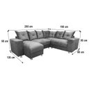 Ver imagem 4 de Sofá Canto Marrom 603 Áustria Invertido