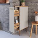 Ver imagem 4 de Balcão de Cozinha 20cm para Condimentos com Tampo Linha IS1504 Linha Isabelle Delmarco