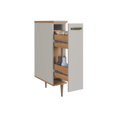 Balcão de Cozinha 20cm para Condimentos com Tampo Linha IS1504 Linha Isabelle Delmarco