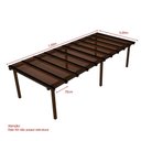 Ver imagem 4 de Kit Policarbonato Bronze 6mm 7,00m X 3,00m - Perfis Naturais