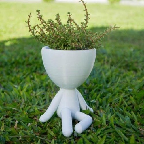 Vaso Boneco Criativo Para Decoração De Casa - 2