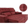 Sofá Retrátil e Reclinável 1,80M Molas Ensacadas e Costura Tripla Cama Inbox Nobre Suede - 4