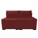 Ver imagem 6 de Sofá Retrátil e Reclinável 1,80M Molas Ensacadas e Costura Tripla Cama Inbox Nobre Suede