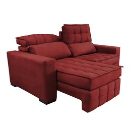 Sofá Retrátil e Reclinável 1,80M Molas Ensacadas e Costura Tripla Cama Inbox Nobre Suede - 7