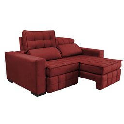 Sofá Retrátil e Reclinável 1,80M Molas Ensacadas e Costura Tripla Cama Inbox Nobre Suede - 8