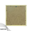 Ver imagem 3 de Kit 10 Molduras 15x15cm com Vidro e Fundo para Quadros Fotos Cor:carvalho