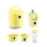 Kit Lixeira Porta Detergente Farinheiro Açucareiro e Saleiro UZ Amarelo - 1
