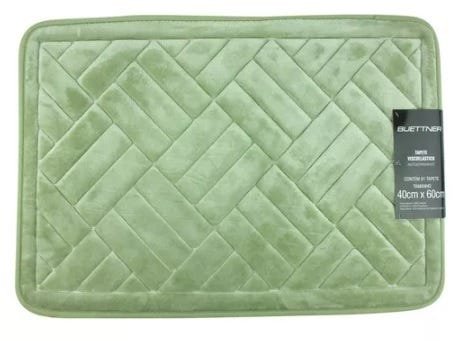 Tapete Viscoelástico Cordel 40cm x 60cm Buettner - Verde - 1