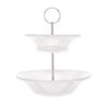 Centro de Mesa 2 Andares de Cristal Renaissance 15x20,5cm Lyor - 4