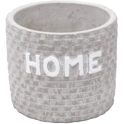 CACHEPOT CONCRETO HOME BRICKS CINZA 10,7 X 10,3 X 9 CM - 1