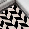 Tapete Impermeável Casa Sala Quarto Dna Home Chevron Desencontrado 200x140cm - 3