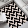 Tapete Impermeável Casa Sala Quarto Dna Home Chevron Desencontrado 200x140cm - 2