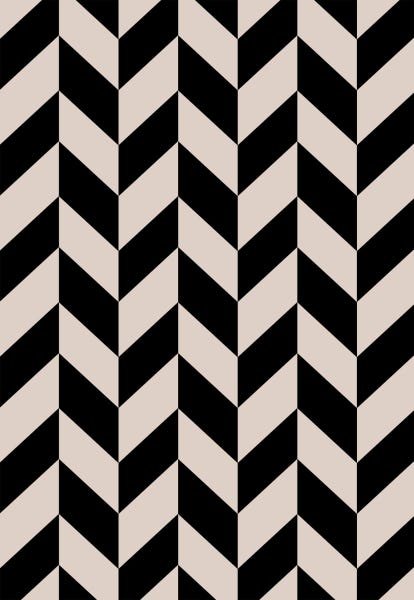 Tapete Impermeável Casa Sala Quarto Dna Home Chevron Desencontrado 200x140cm - 1