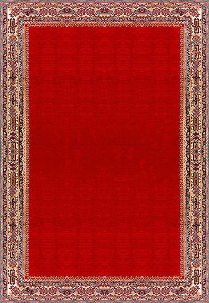 Tapete Casa Moderno Sala Apartamento Dna Home Shirvan Red 200x140cm - 2