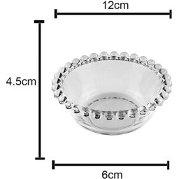 Conjunto 4 Bowls de Cristal Pearl 12 cm - 3