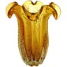 VASO DE VIDRO SODO-CALCICO FLAT ITALY AMBAR 22x27cm - 1
