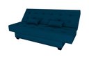 Ver imagem 3 de Sofá Cama Laila Veludo Azul E433 - Matrix
