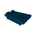 Ver imagem 4 de Sofá Cama Laila Veludo Azul E433 - Matrix