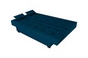 Ver imagem 4 de Sofá Cama Laila Veludo Azul E433 - Matrix